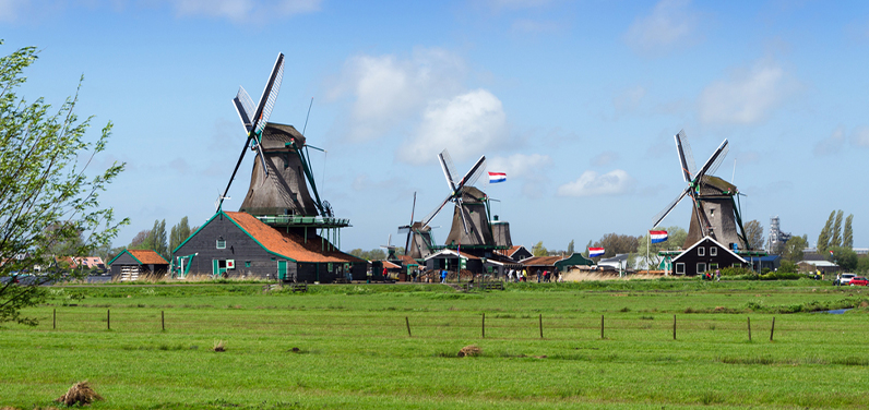 Mejores excursiones en bici desde Ámsterdam: Zaanse Schans