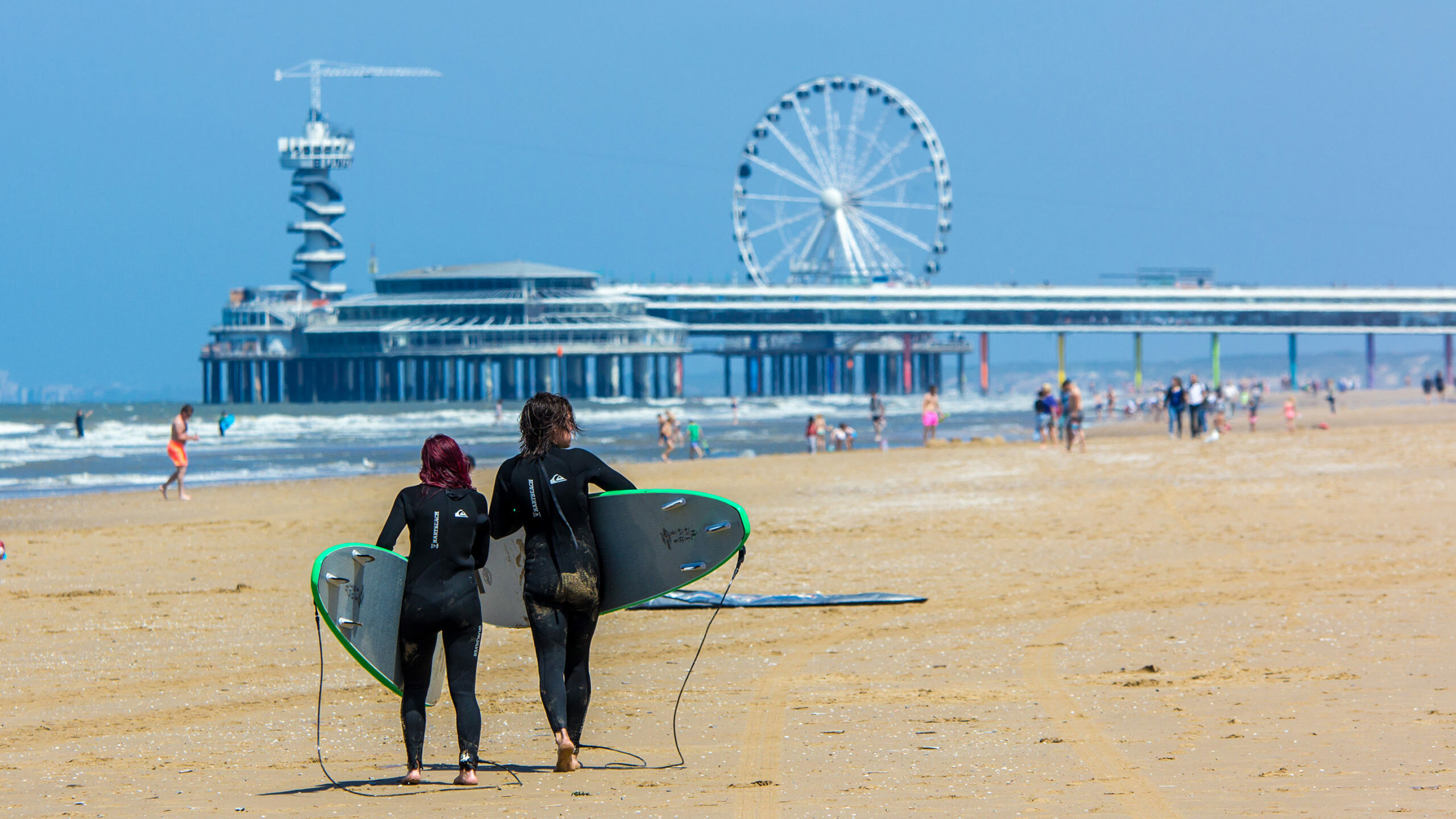 La playa de Scheveningen en La Haya