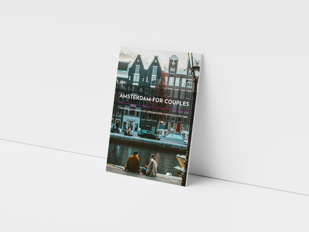 Cover of the free guide Amsterdam for Couples with romantic itineraries and plans for two